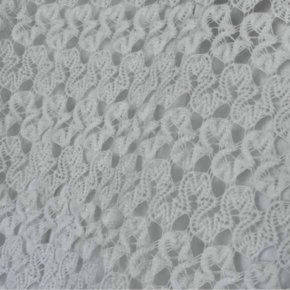 Rabbit Rabbit Rabbit White Crochet Overlay
Bell Sleeve Wedding Season Dress 12 - Picture 8 of 10